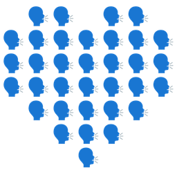 heart suit and speaking head