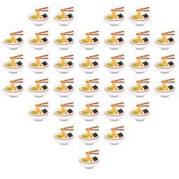 heart suit and steaming bowl