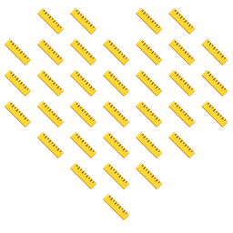 heart suit and straight ruler