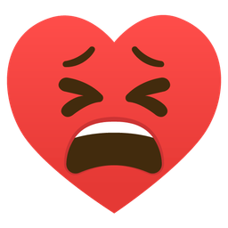 heart suit and tired face