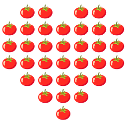 heart suit and tomato