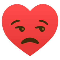 heart suit and unamused face