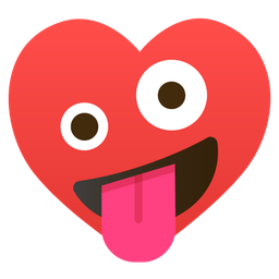 Heart suit and Zany face