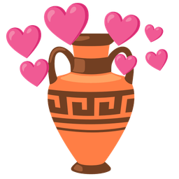 heart with arrow and amphora