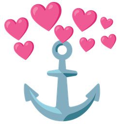 heart with arrow and anchor