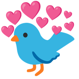 heart with arrow and bird