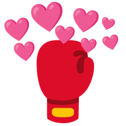 heart with arrow and boxing glove