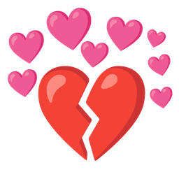 heart with arrow and broken heart