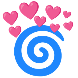 heart with arrow and cyclone