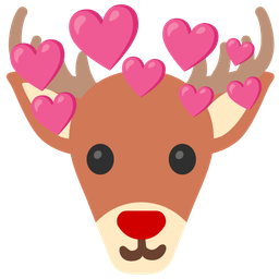 Heart with arrow and Deer