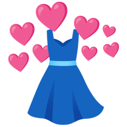 heart with arrow and dress