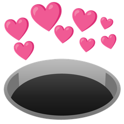 heart with arrow and hole