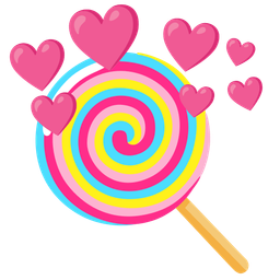 heart with arrow and lollipop