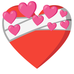 Heart with arrow and Mending heart