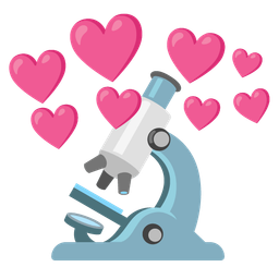heart with arrow and microscope