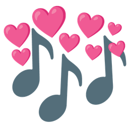 heart with arrow and musical notes