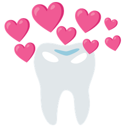 heart with arrow and tooth