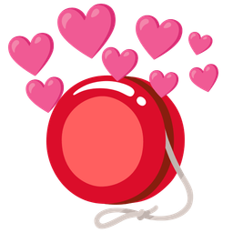 heart with arrow and yo-yo