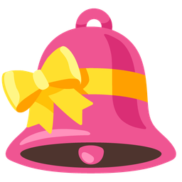 heart with ribbon and bell