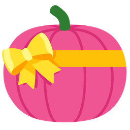 heart with ribbon and jack-o-lantern