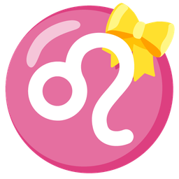 heart with ribbon and Leo