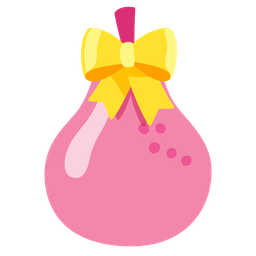 heart with ribbon and pear