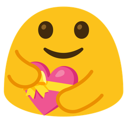 heart with ribbon and people hugging