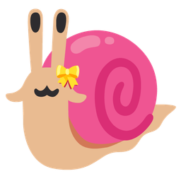 heart with ribbon and snail