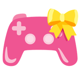 heart with ribbon and video game