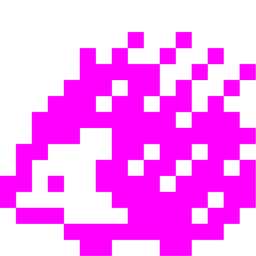 Hedgehog and Alien monster