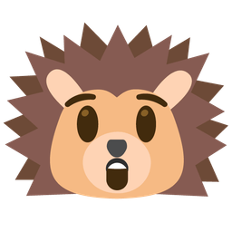 Hedgehog and Astonished face