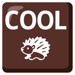 Hedgehog and COOL button