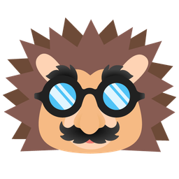 Hedgehog and Disguised face