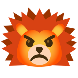 Hedgehog and Enraged face