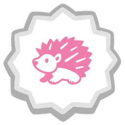 Hedgehog and Fish cake with swirl