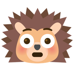 Hedgehog and Flushed face