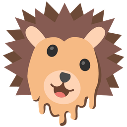 Hedgehog and Melting face