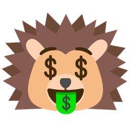 Hedgehog and Money-mouth face