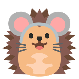 Hedgehog and Mouse face