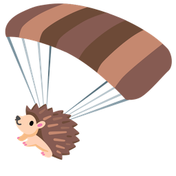 Hedgehog and Parachute