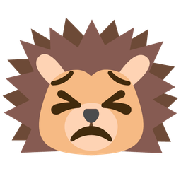 Hedgehog and Persevering face