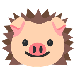 Hedgehog and Pig face