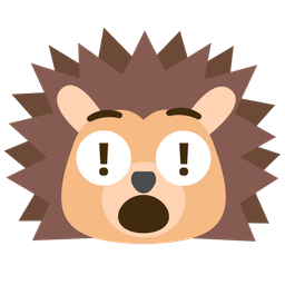 Hedgehog and Red exclamation mark