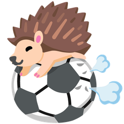 Hedgehog and Soccer ball
