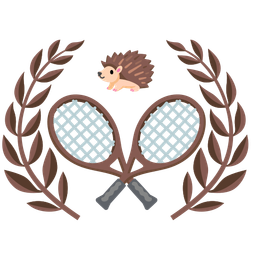 hedgehog and tennis
