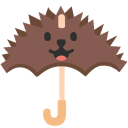 Hedgehog and Umbrella