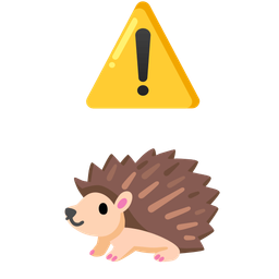 Hedgehog and Warning