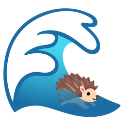 Hedgehog and Water wave