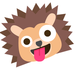 Hedgehog and Zany face