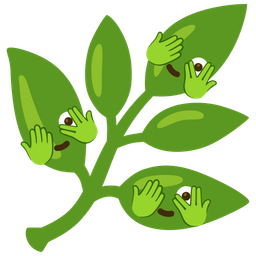 herb and face with peeking eye